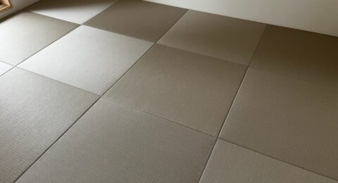 施工事例　仙台市宮城野区U様縁なし畳入替