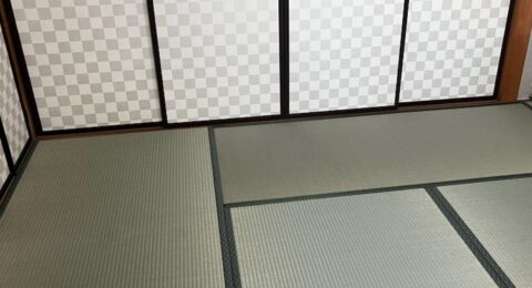 施工事例　仙台市泉区S様畳表替え襖張替え